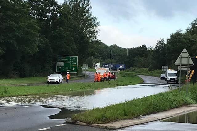 Mereway is now open again following the burst water main last Friday