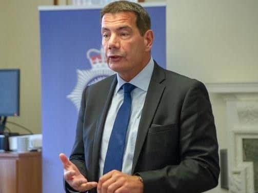 Chief constable Nick Adderley discussed the changes at County Hall today