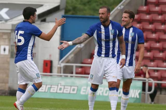 Sheffield Wednesday were easy 4-0 winners over the Cobblers on Tuesday night