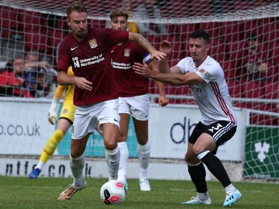 Cobblers were beaten by Sheffield United on Saturday afternoon