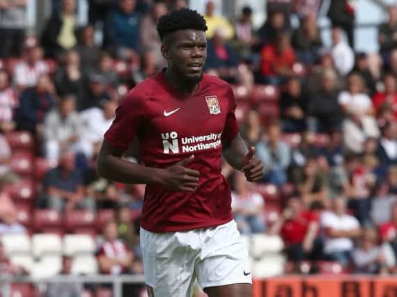 Curtis Yebli started for the Cobblers in Saturday's 2-0 defeat to Sheffield United (Pictures: Pete Norton)