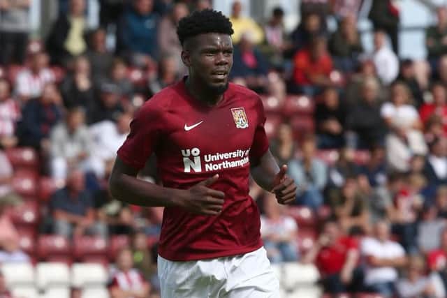 Curtis Yebli started for the Cobblers in Saturday's 2-0 defeat to Sheffield United (Pictures: Pete Norton)