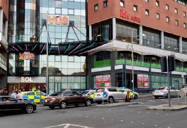 A man was stabbed at Sol Central on Friday night