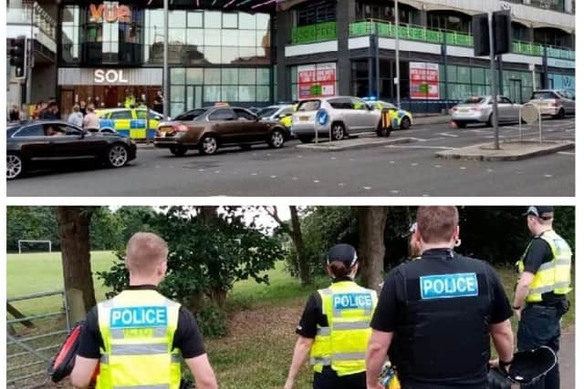 One man was stabbed at Sol Central and another shot at a playing field in Northampton