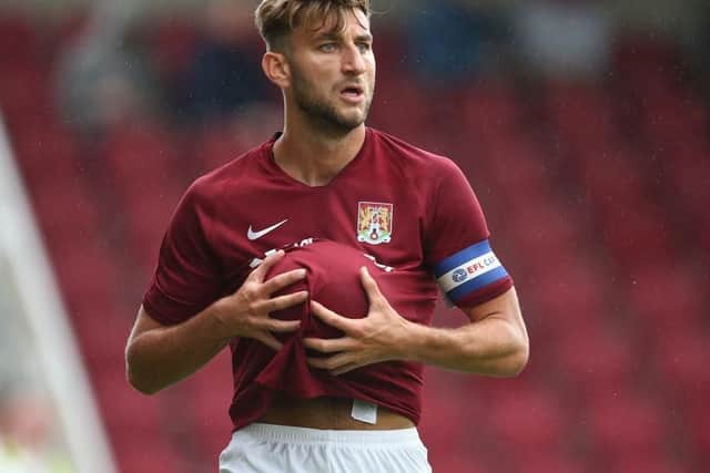 Charlie Goode looked right at home as Cobblers skipper