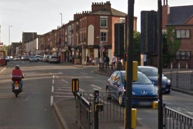 A man was robbed in Kettering Road by a man and a woman who then headed down Hood Street.