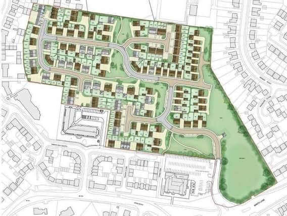 The David Wilson Homes development in Duston has been recommended for approval.