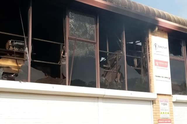 Northamptonshire Fire and Rescue Service have been on site at the factory blaze throughout the night.