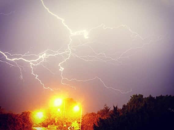 Thunderstorms hit Northamptonshire overnight