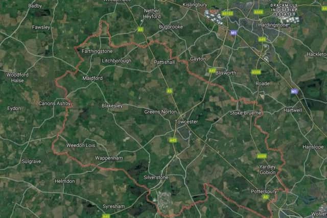 2. NN12 (Abthorpe, Caswell, Greens Norton, Silverstone, Towcester, Weston). Photo: Google