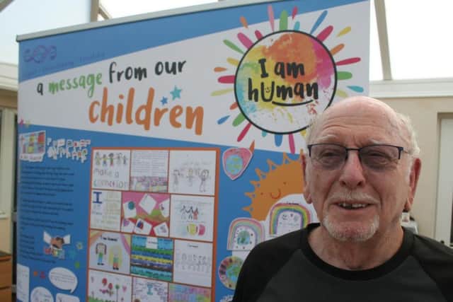 Ken Howlett says he has seen all the artwork made for the I AM Human project  - and "the future looks good".