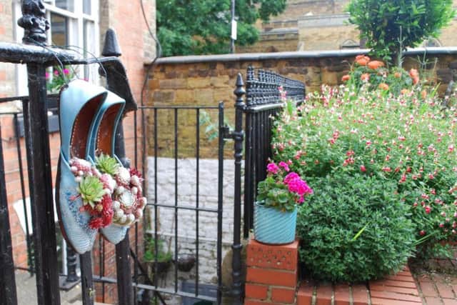 The award-winning Shoe Plant project is back for 2019. Look out for displays - organised by St Giles Terrace in Bloom - in shop windows across the town centre.
