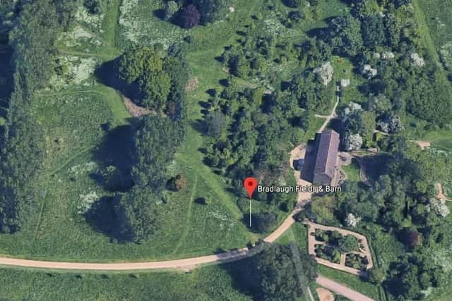 The incident took place in Bradlaugh Fields last week.