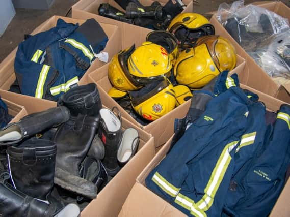 Hundreds of pieces of firefighters kit will find a new life in Lebanon.