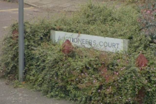 A 19-year-old man was stabbed in a robbery in Auctioneers Court, Northampton.