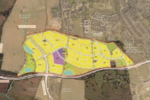 The proposed layout of the new Upton Lodge site