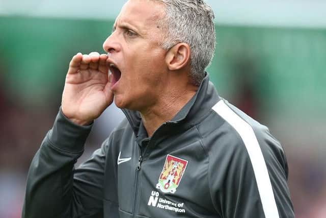 Cobblers boss Keith Curle