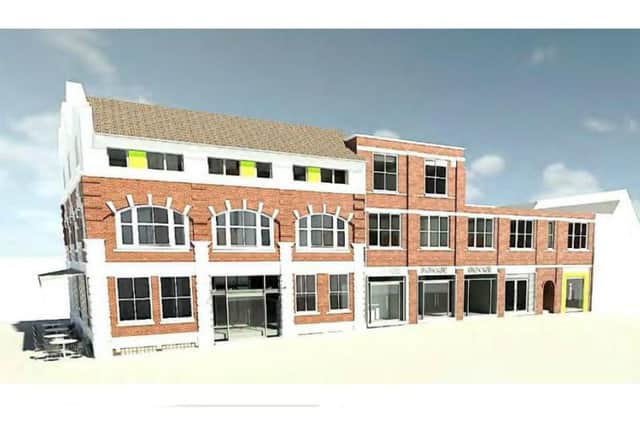 An artist's impression of the ongoing development in Fish Street and Dychurch Lane.