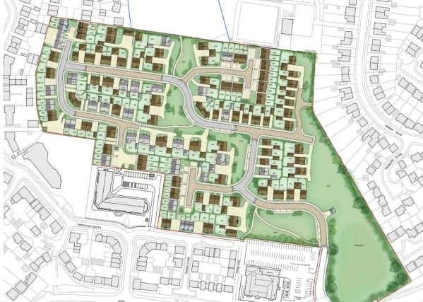 The proposed layout of the former British Timken site