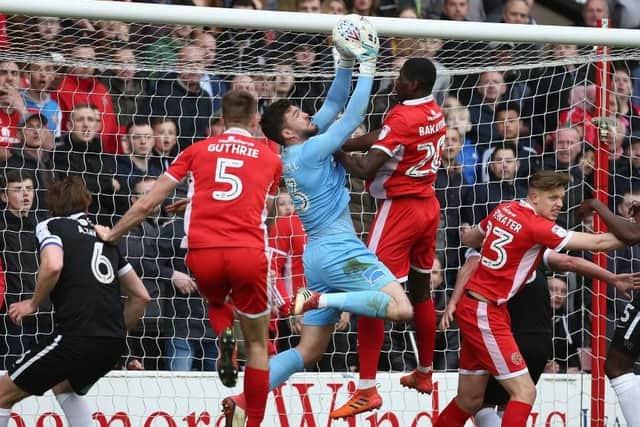 Action from the last time these clubs faced one another.