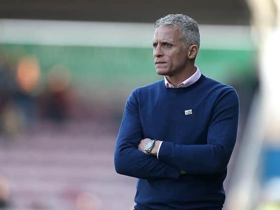 Keith Curle was a frustrated man after his side's loss to Walsall. Picture: Pete Norton