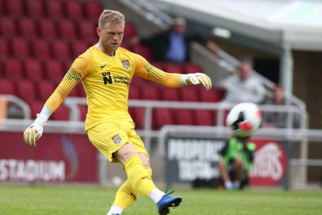 Stood up well to Gordon and Pring but could only watch Clarke's header sail over his head and into the net... 6