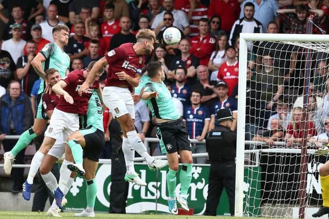 Skipper led by example with a terrific, dominant display at the back. Stepped in when required and headed, tackled and blocked almost everything away from his area. Town's standout player by a distance... 8 CHRON STAR MAN