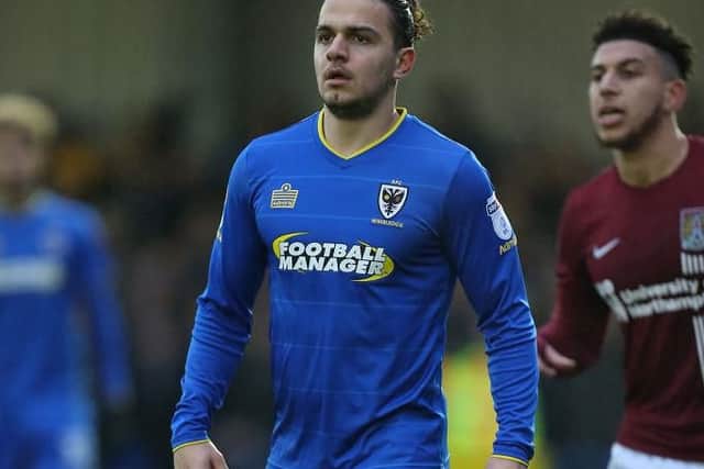 Winger Egli Kaja has joined the Cobblers on a short-term contract