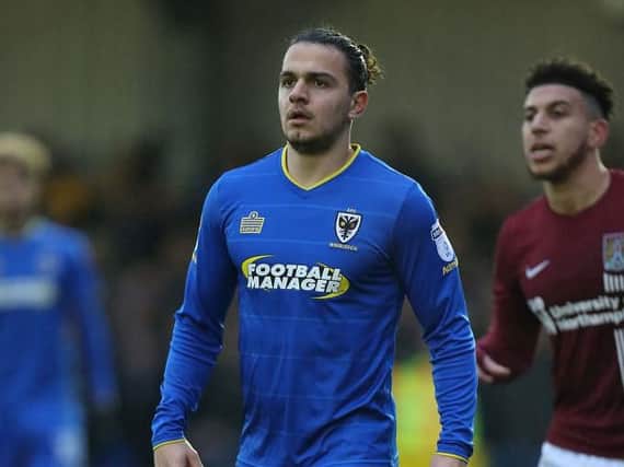 Winger Egli Kaja has joined the Cobblers on a short-term contract