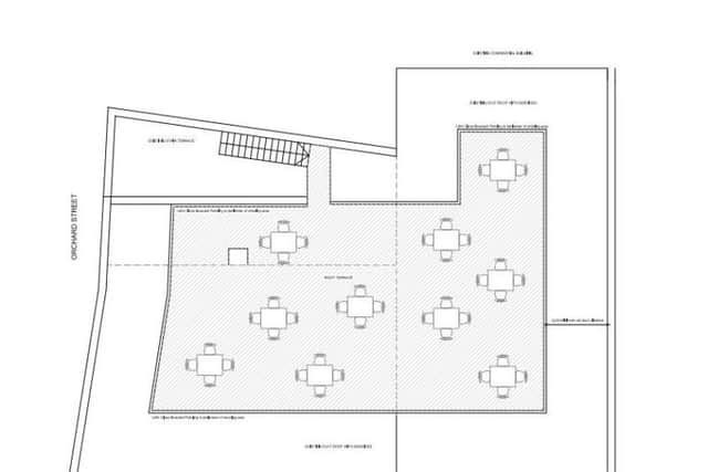 An Environmental Safety officer says the seated terrace will create a noisy atmosphere for neighbours.