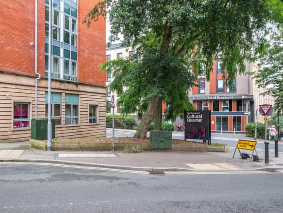 The plot of land for auction in Guildhall Road. Photo: Strettons