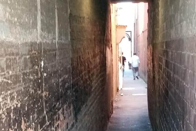 The alleyway could be gated off 24/7 to prevent anti-social behaviour.