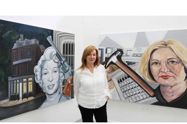Paula La Baigue is using her art to draw attention to women who were jailed for murdering violent men.