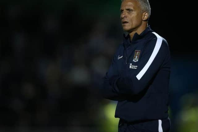 Cobblers boss Keith Curle