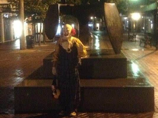 The internet turned its gaze on Northampton in 2013 after pictures circulated of a sinister-looking clown wandering the streets... the Hashtag #northamptonclown exploded overnight.