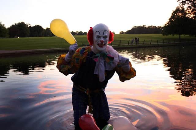 The clown was later revealed as student Alex Powell - who pulled off the stunt as a bit of "harmless fun", and says he never set out to cause trouble.