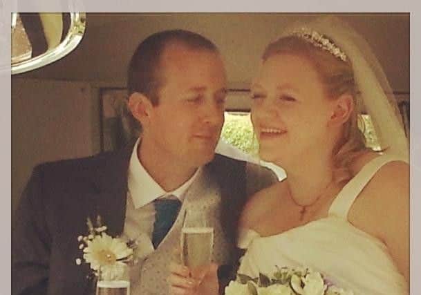 Rosie received the devastating news just months after marrying her husband Dave in July 2014.