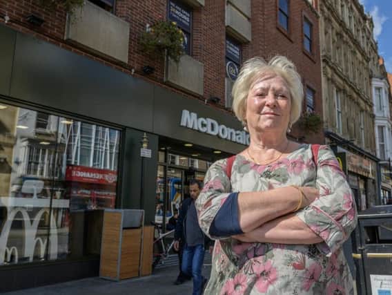 Councillor Danielle Stone is calling for a licence review of the McDonald's in the Drapery.