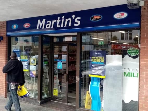 Martin's in Abington Street is closing