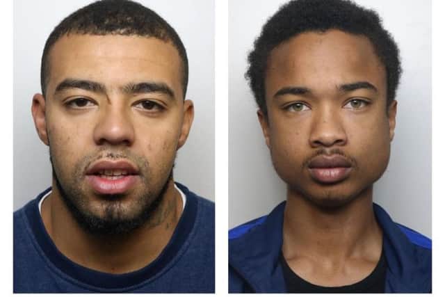 Liam Tinsdeall, left, and Sharif St John
