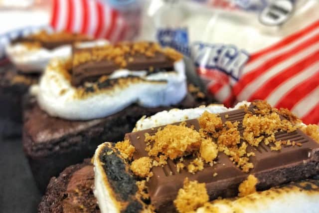 The s'more brownies have gone down a treat. Photo: Brooklyn Brownie Co.