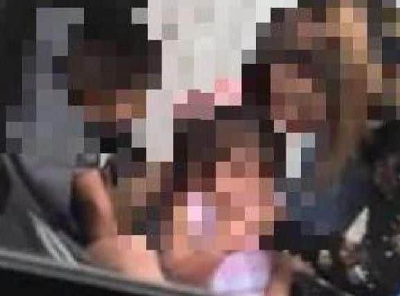 Footage of the incident was captured on a phone.