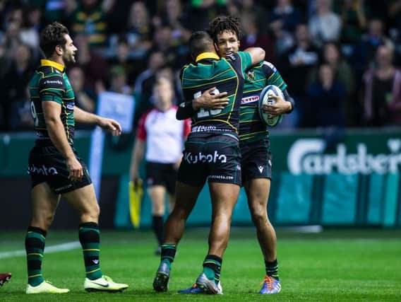 Ryan Olowofela capped an impressive display with a try (pictures: Kirsty Edmonds)