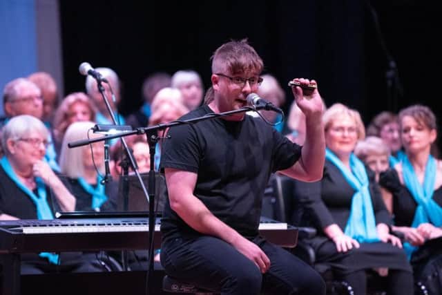 Singing4Breathing was founded by occupational therapist James Wyatt in 2015 and in April this year the group performed their first concert at the Cripps Hall Theatre at Northampton School for Boys. Picture by Louise Smith.