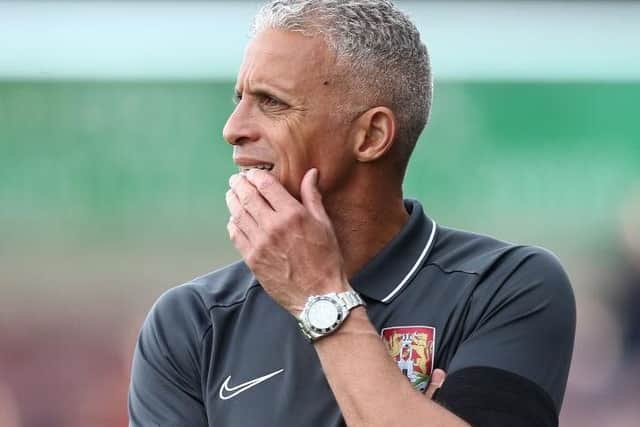 Keith Curle got his tactics spot on as Cobblers completely nullified Newport. Picture: Pete Norton