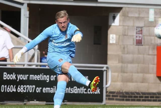 Unlikely to have an easier afternoon all season long as Newport failed to register a single shot on target. Town's excellent defence reduced his workload although he caught well from crosses... 7