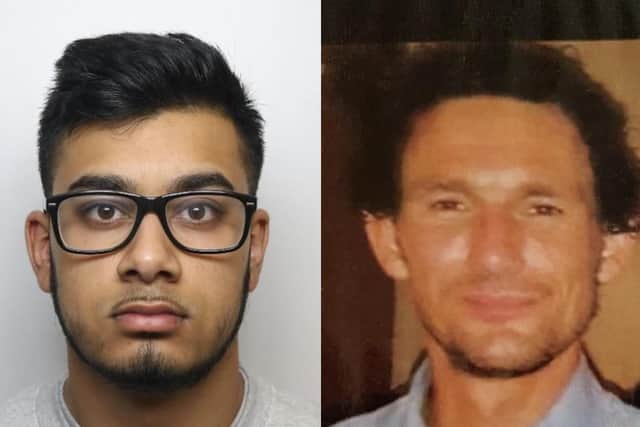 Mohammed Rahman (left) was jailed for killing Stephen Swann in a hit-and-run crash. Photo: Northamptonshire Police