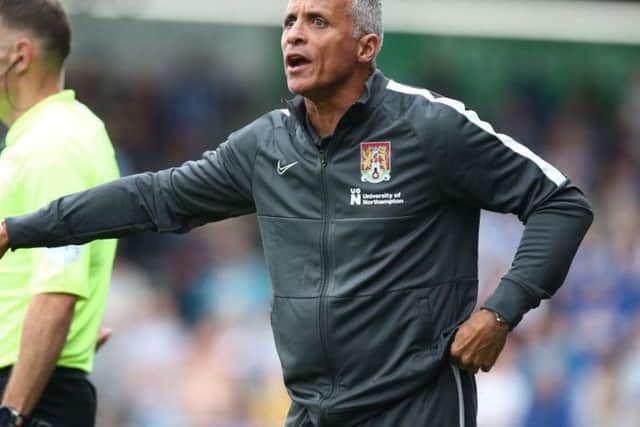 Cobblers boss Keith Curle