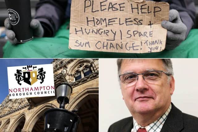 Councillor Stephen Hibbert [pictured] joined Phil Harris in giving councillors an update on homelessness in the town