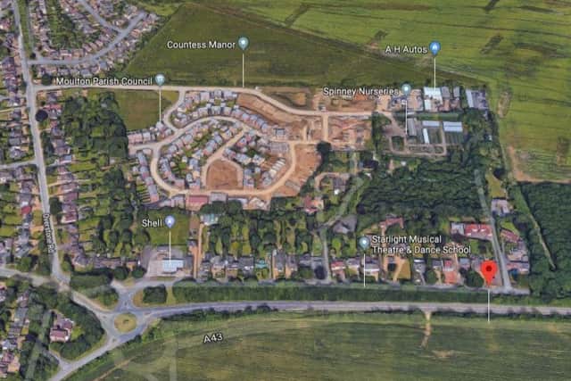 The incident happened in Moulton, police today confirmed.